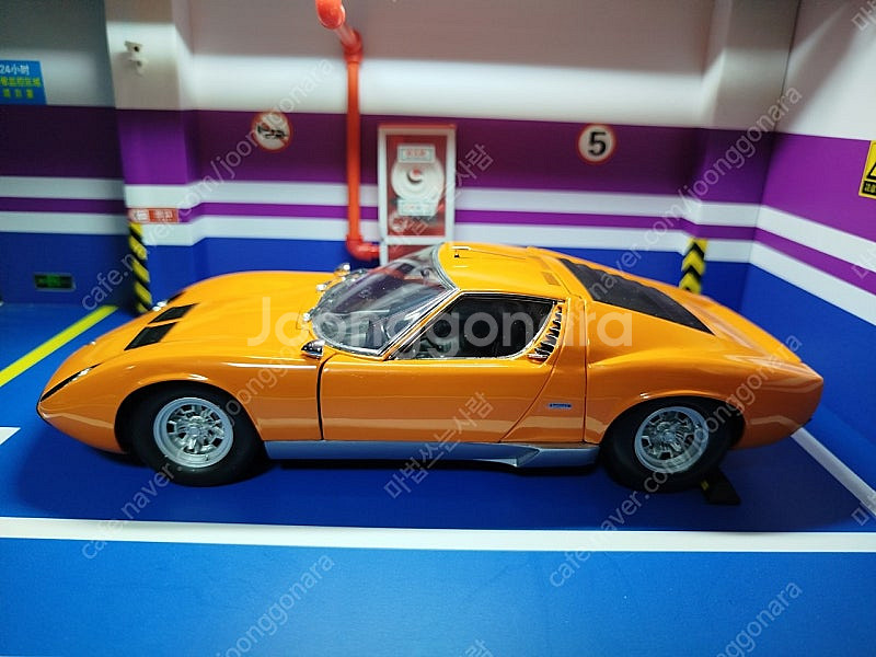 1:18 교쇼 람보르기니 미우라 P400 SV 주황색 ...--2