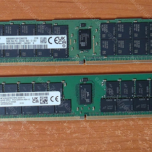 서버램)마이크론, 삼성 64GB 3200AA-R