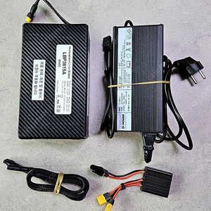 전기자전거용 36v 보조배터리 15A, DBMS, 80cm연장선, 5a 충전기