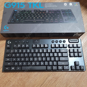 로지텍 G915TKL 택타일 갈축 영문 무선 키보드 팔아요~