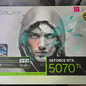 갤럭시 RTX 5070 Ti EX GAMER 화이트 (미개봉) 판매 합니다.