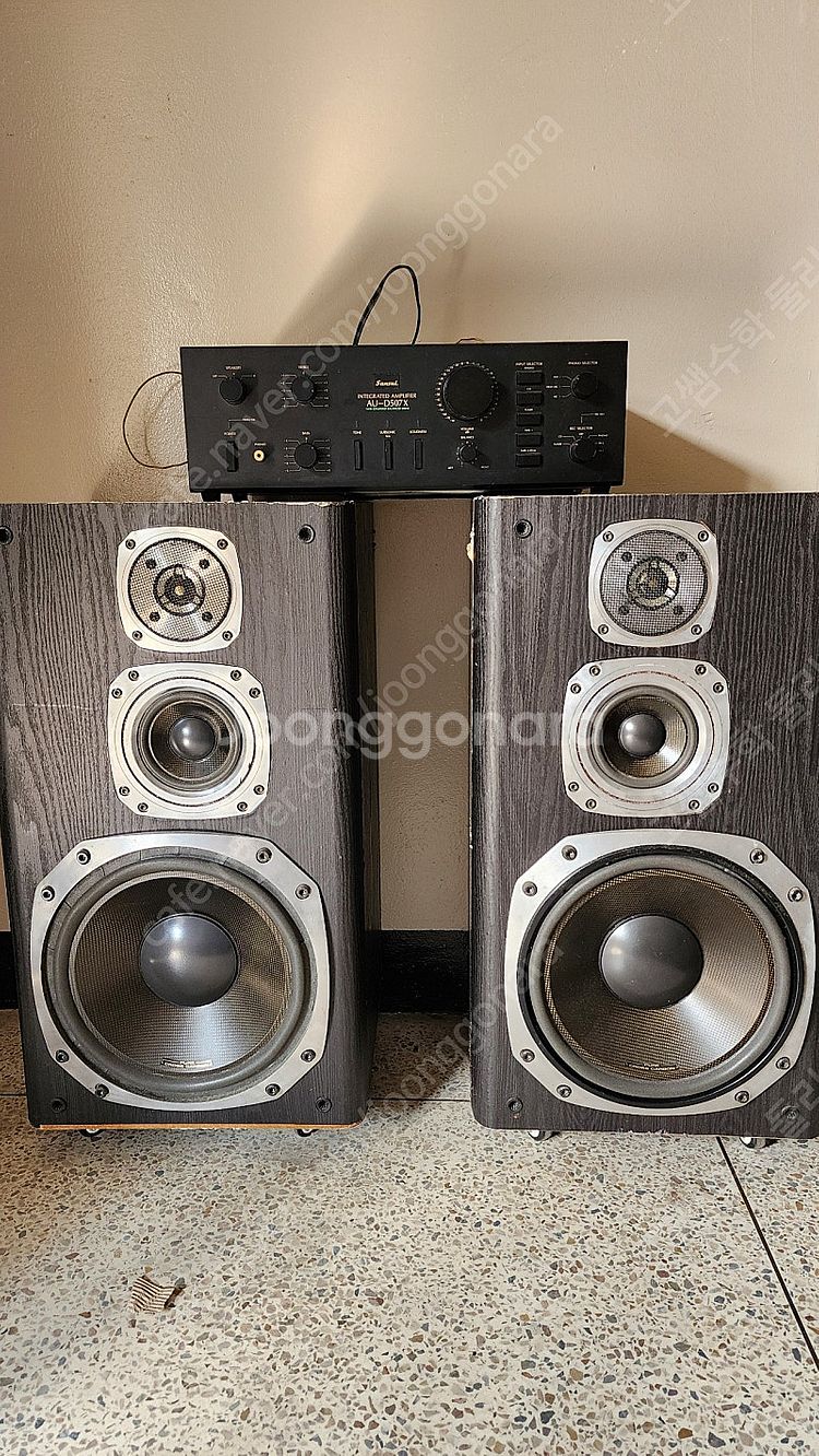 ONKYO D-77X 스피커 & SANDUI AU D-...--0