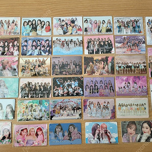 아이즈원(김채원위주)pvc카드.교통카드.포토카드 일괄판매합니다.개별판매X.택포O
