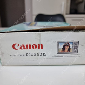 캐논 디지털카메라 iXUS 90is 박스 구성품입니다(카메라는 없습니다)