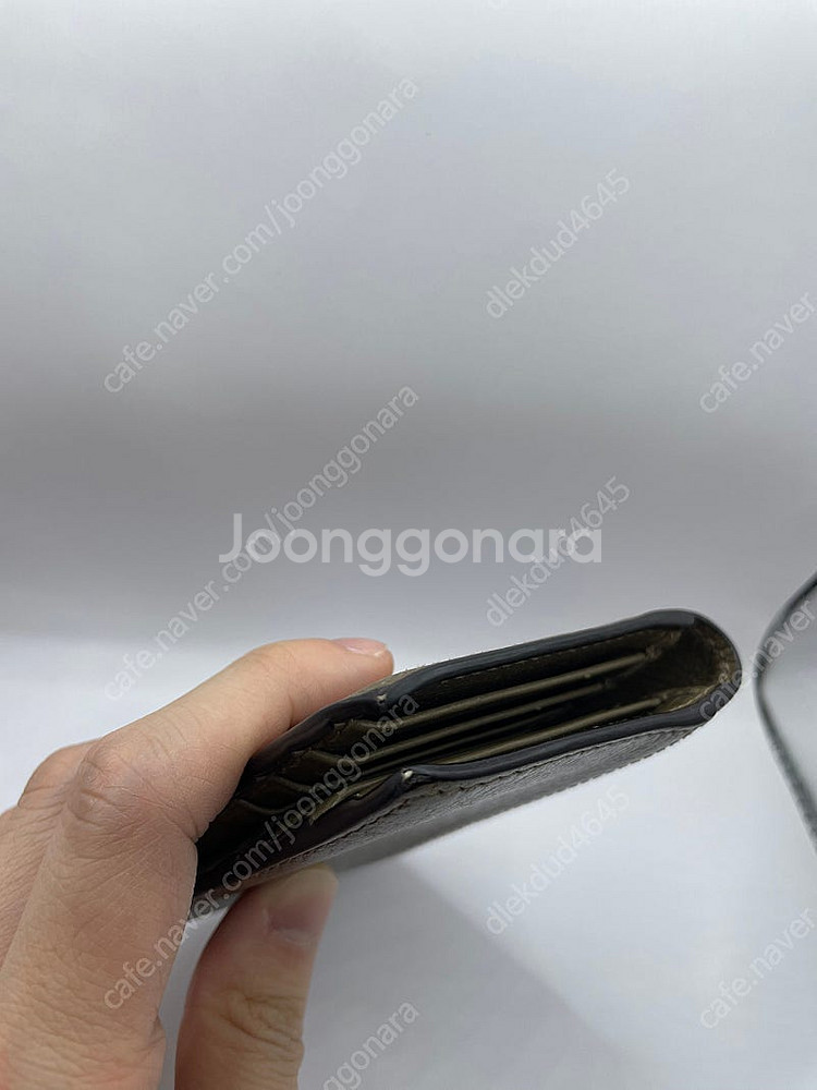 구찌 마몬트 은장 로고 오거나이저 카드지갑--4