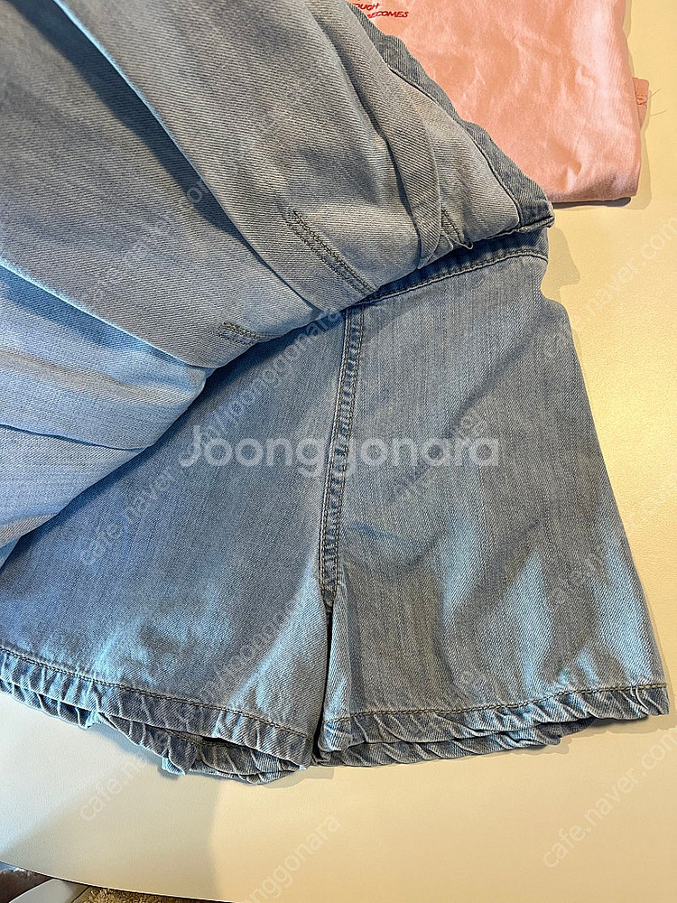 푸아송 청 치마반바지 유아 상하복--1