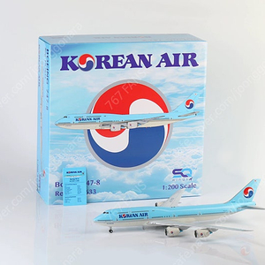 1:200 대한항공 B747-8i 국적기 다이캐스트 모형 [SQ Wings/HL7630/33]