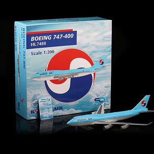 1:200 대한항공 B747-400 국적기 다이캐스트 모형 [SQ Wings/HL7488]