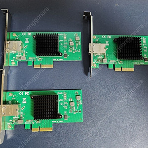 10G 랜카드 이지넷유비쿼터스 557CP-10G-MV 3개 개당 3만 팝니다. (2023.03 제조 컨디션 매우 좋습니다.)