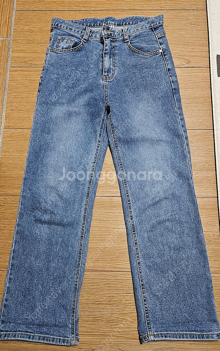 유메르 프렌치데님 일자핏 m사이즈--0