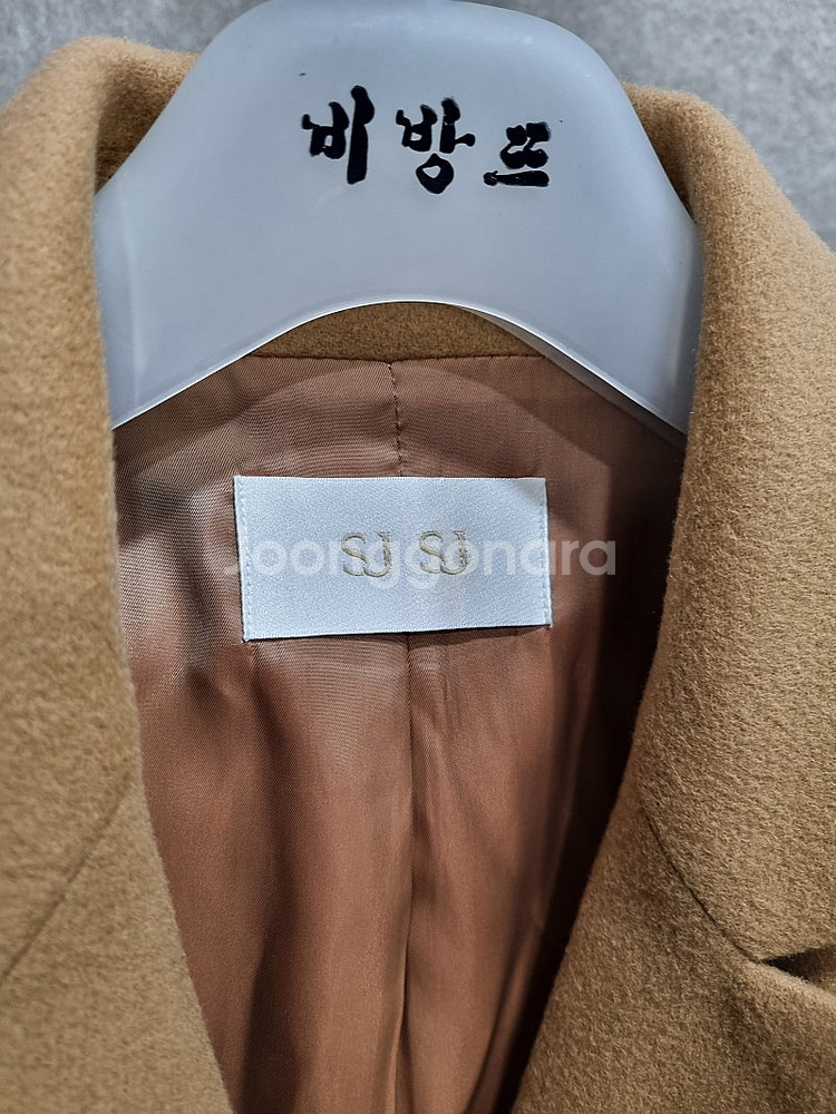 여성 88 SJSJ 코트 한섬 캐시미어 울 혼방--3