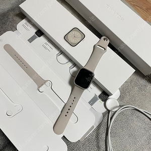 애플워치8 41mm 스타라이트