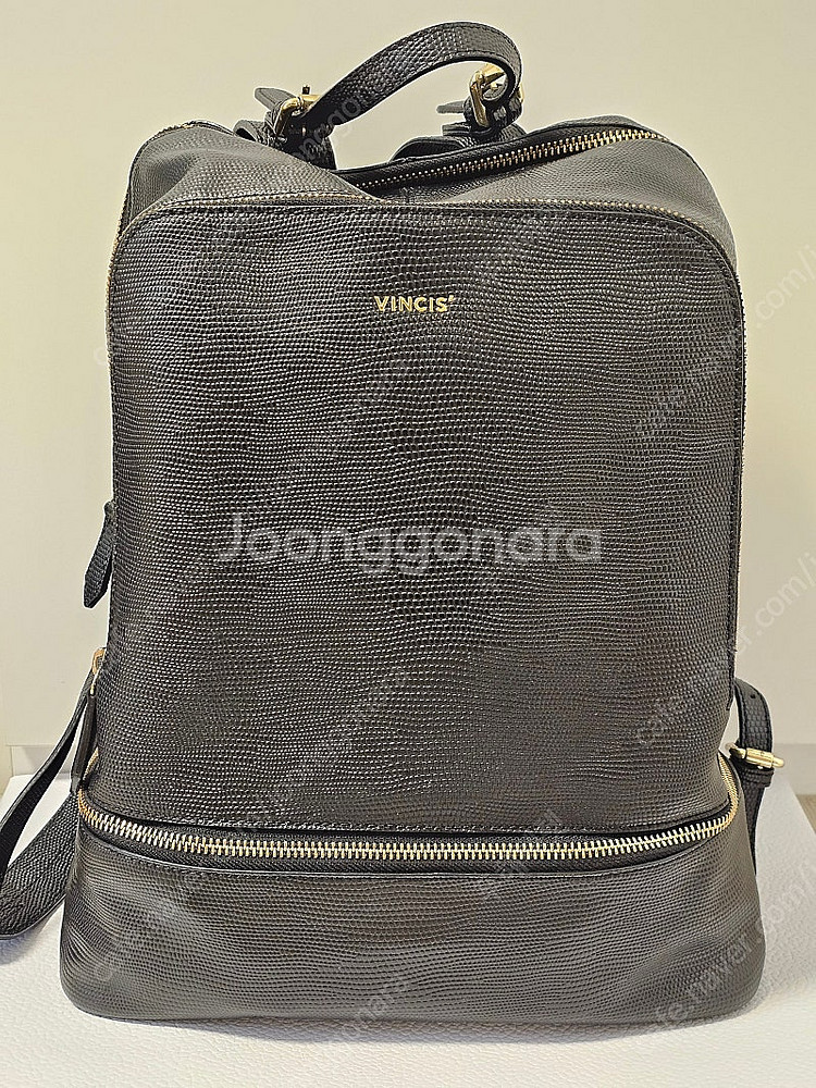 빈치스벤치 가죽 백팩--1