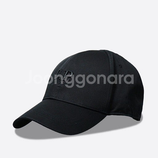 씨피컴퍼니 개버딘 자수 로고 블랙 베이스볼 볼캡 12C...--0