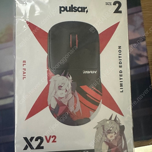 [판매] 펄사 디제이맥스 엘페일 X2V2 마우스 미개봉 신품 팝니다.