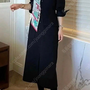 프레쉬라벨 원피스 S 롱기장 블랙