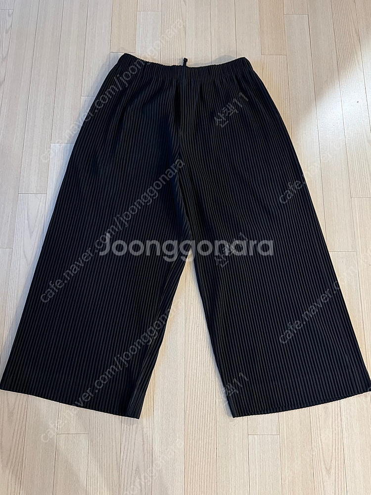 이세이미야케 옴므플리세 와이드팬츠 1사이즈 블랙--0