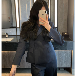 브론 샥스킨 네이비 자켓s 팬츠s(숏기장) 셋업