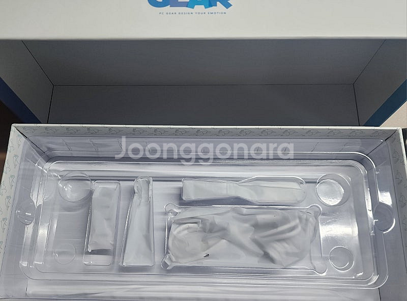 몬스타기어 아쿠아 67 투명키보드 풀박스 판매--1