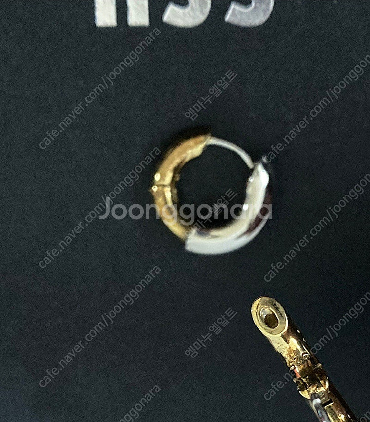 에스실 Half plain hoops 귀걸이 925실버--8