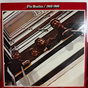 민트급 알판 (비틀즈 전반기, 모읍집) Beatles - 1962~1966 (Red Album) 2LP