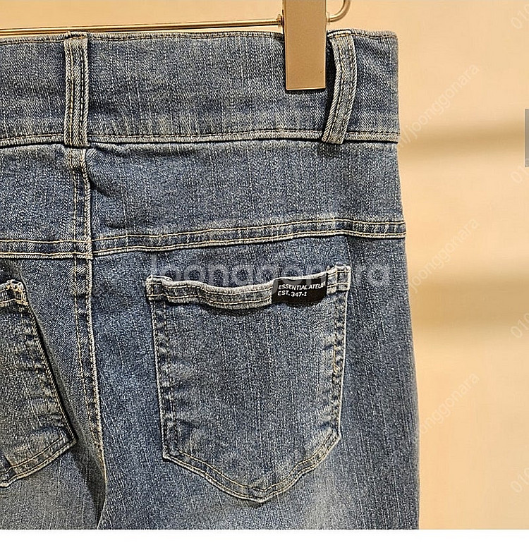 케네스레이디 체형커버 하이웨스트 부츠컷 데님 청바지 66--3