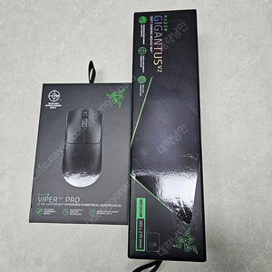 [미개봉] 레이저 바이퍼 V3 PRO + 기가투스v2 미디움