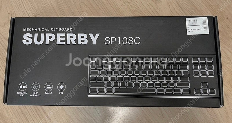 SUPERBY 유선키보드 FULL RGB 하우징 (10...--0