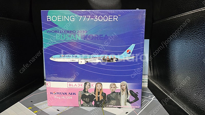 대한항공 NG 모델 1:400 블랙핑크 부산 엑스포 B...--0