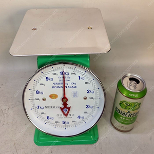 상태좋은 경인 산업계기 앉은뱅이 저울, 10Kg 저울