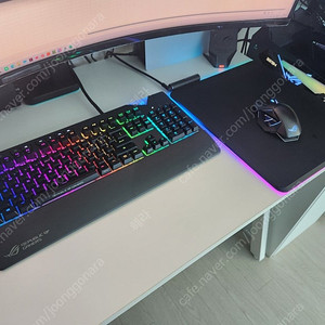 ASUS ROG 키보드 마우스 세트로 판매합니다~! (스파타,발테우스,플레어)