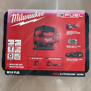 밀워키 M18 FJS-502X 충전 직소 18V 5.0Ah 배터리 2개 직쏘 4단계 오비탈 BL모터