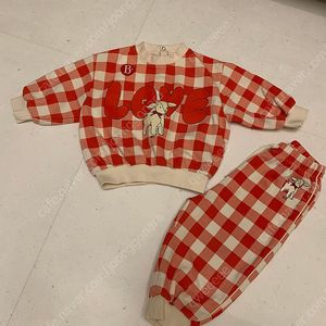 베베드피노 리틀램 상하복 90