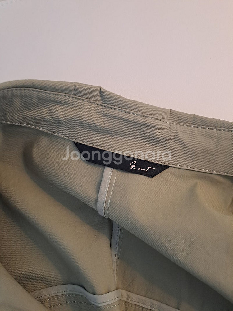 지컷 카키 야상 사파리 셔츠자켓-한번 시착--3