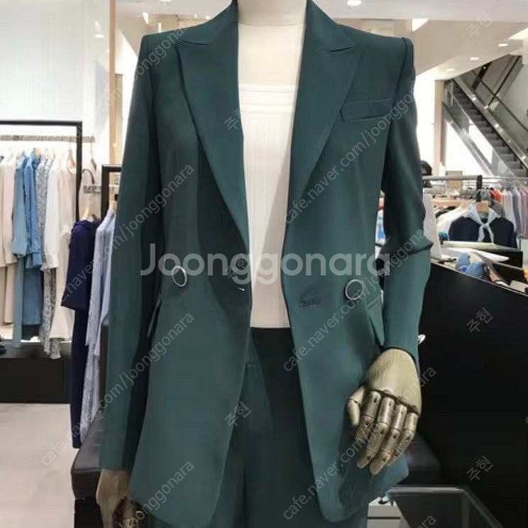 [지고트] 더블 버튼 자켓 정장 세트--4