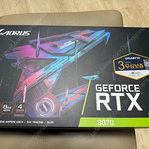 RTX 3070 어로스 마스터 팝니다.