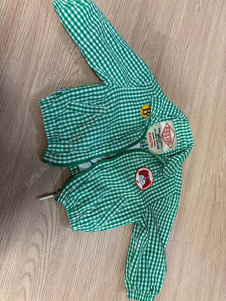 베베드피노 체크 마지 코튼 점퍼 바람막이 자켓 100 이미지