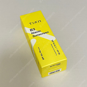 [미개봉 새상품] 티암 나이아신 선크림 SPF50+ PA++++ 미백선크림 50ml