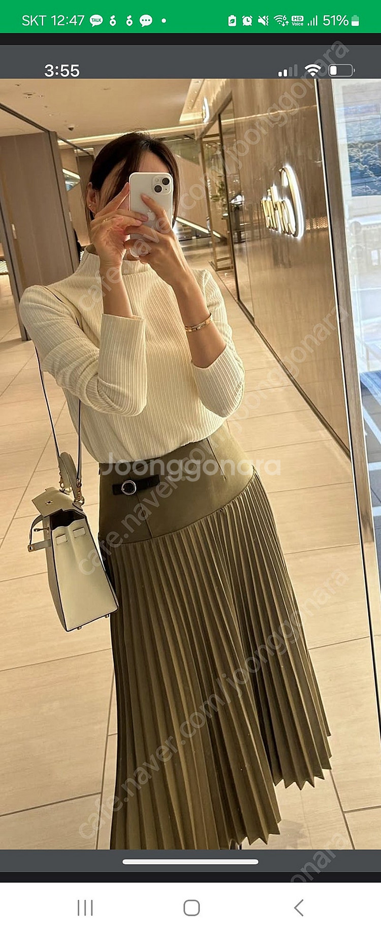 르뮈 플리츠 블라우스 티--0