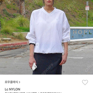 로우클래식 나일론 스웻셔츠 m