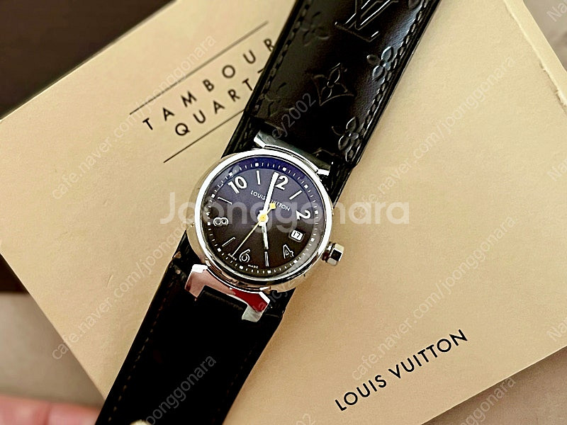 LOUIS VUITTON 땅부르 네이비 다이얼 루이비통...--3