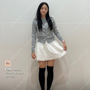 새상품)유니클로 GIRLS티어드미니스코츠 150사이즈 팝니다