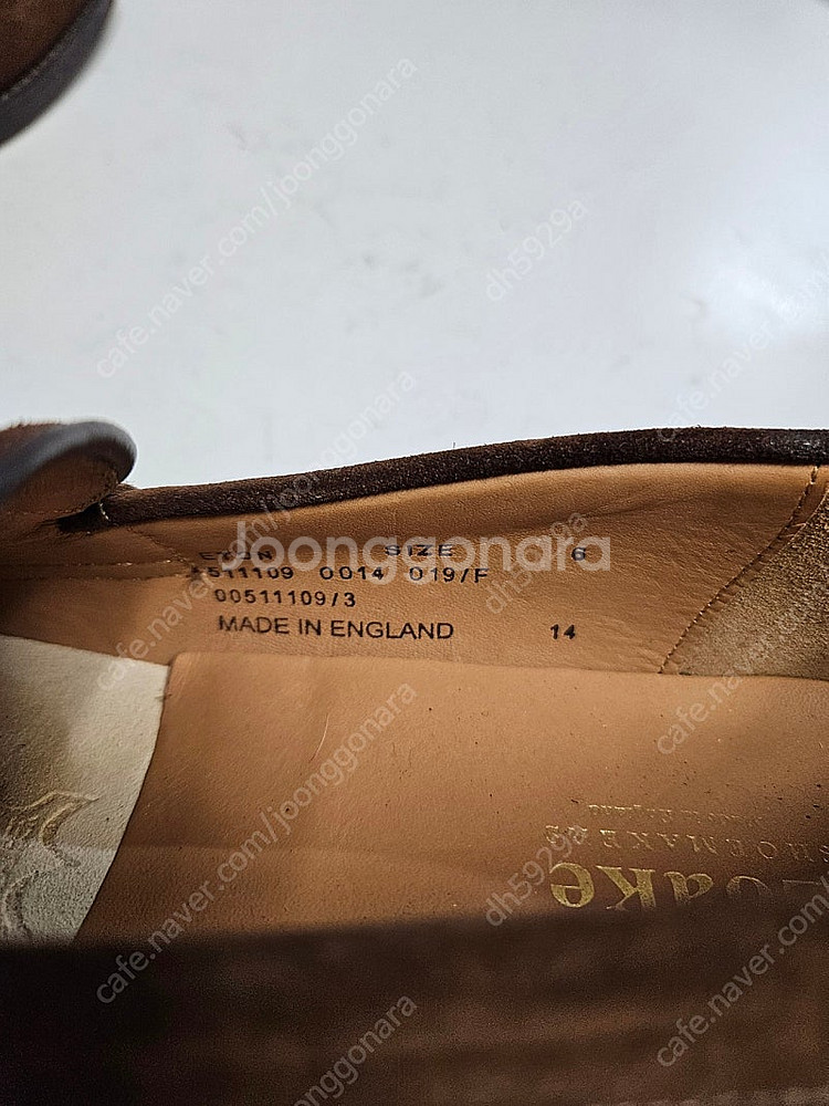 로크 이튼 스웨이드 페니로퍼 UK6(250) 팝니다.--5