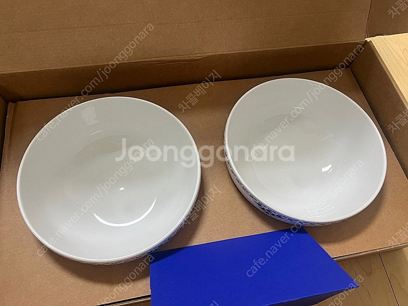 새제품 로얄코펜하겐 프린세스 면기 18cm 2개 (3세...--0