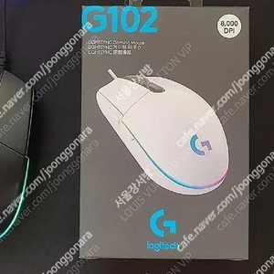 로지텍 G102 마우스 미개봉