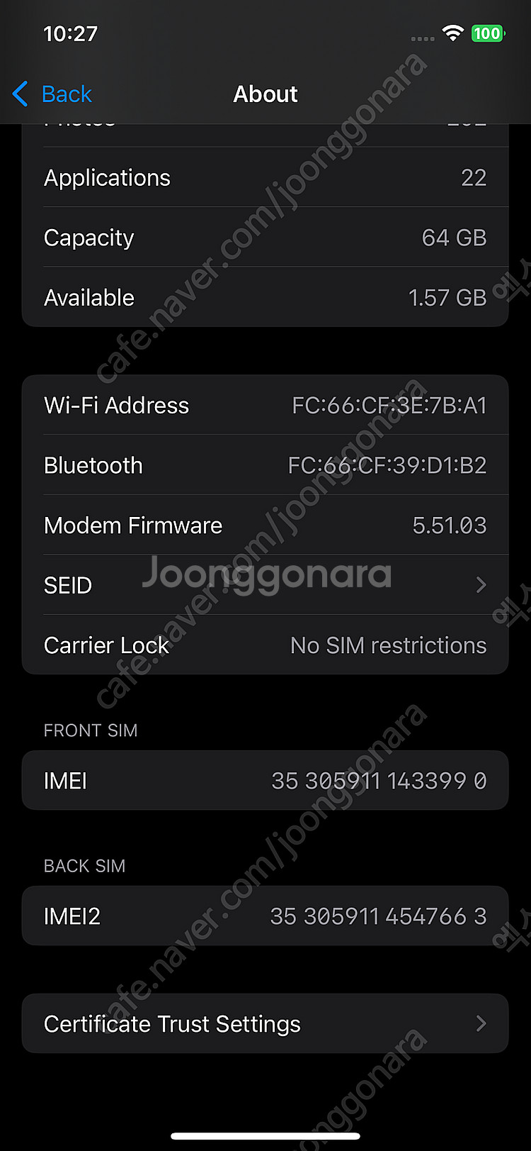아이폰12 블랙, 64GB, 홍콩판(나노유심2개), 카...--7