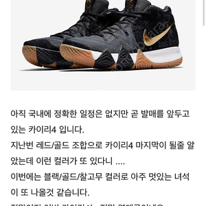 나이키 카이리4 피치 블루 농구화(나이키 지티컷 줌프릭 교환 가능