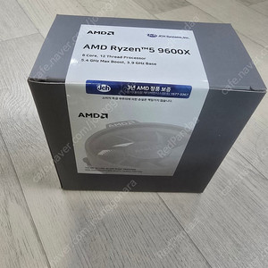 박스 미개봉 AMD 라이젠5 9600X 제이씨현 정품팝니당️