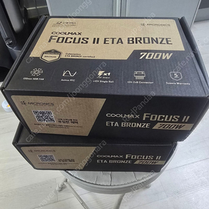 박스 미개봉 마이크로닉스 COOLMAX FOCUS II ETA BRONZE 700W 파워 판매합니당 ️
