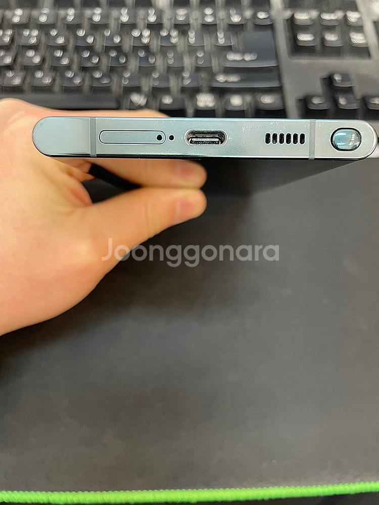 갤럭시S22울트라 256GB 그린 무잔상 상태좋은 중고...--5